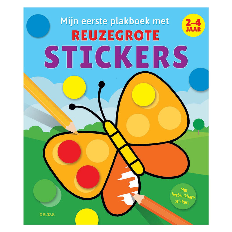 Mijn Eerste Plakboek met Reuzegrote Stickers