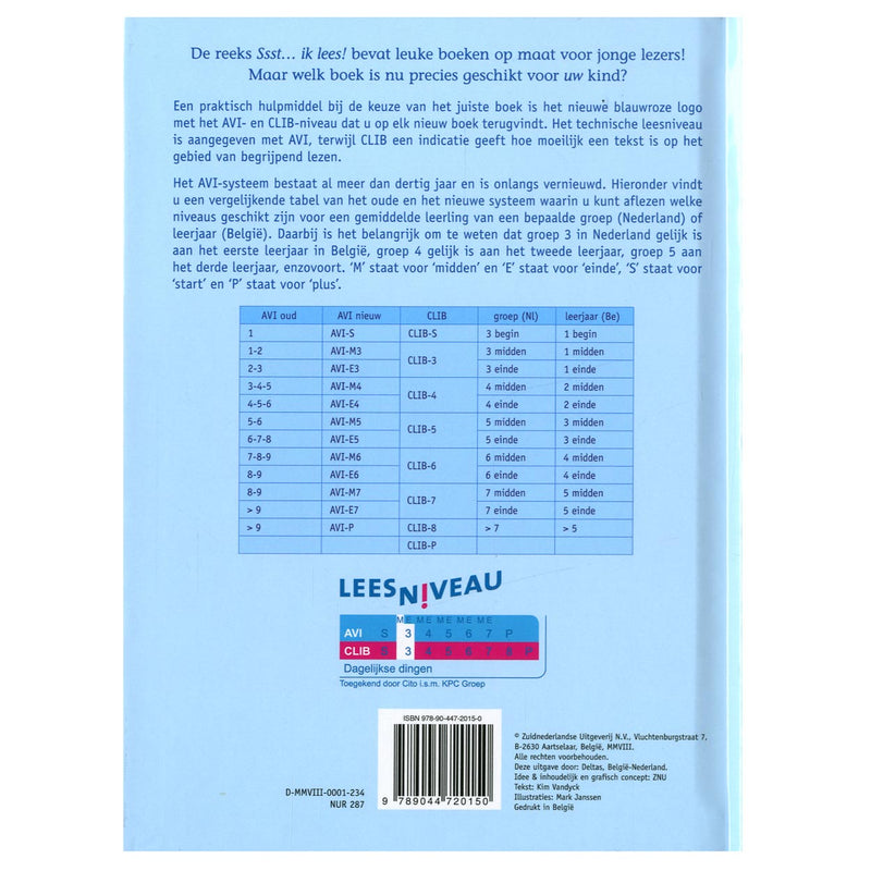 Ssst... ik lees! Met de klas naar zee AVI-M3