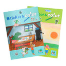 Kikker Super sticker  AND  color boek