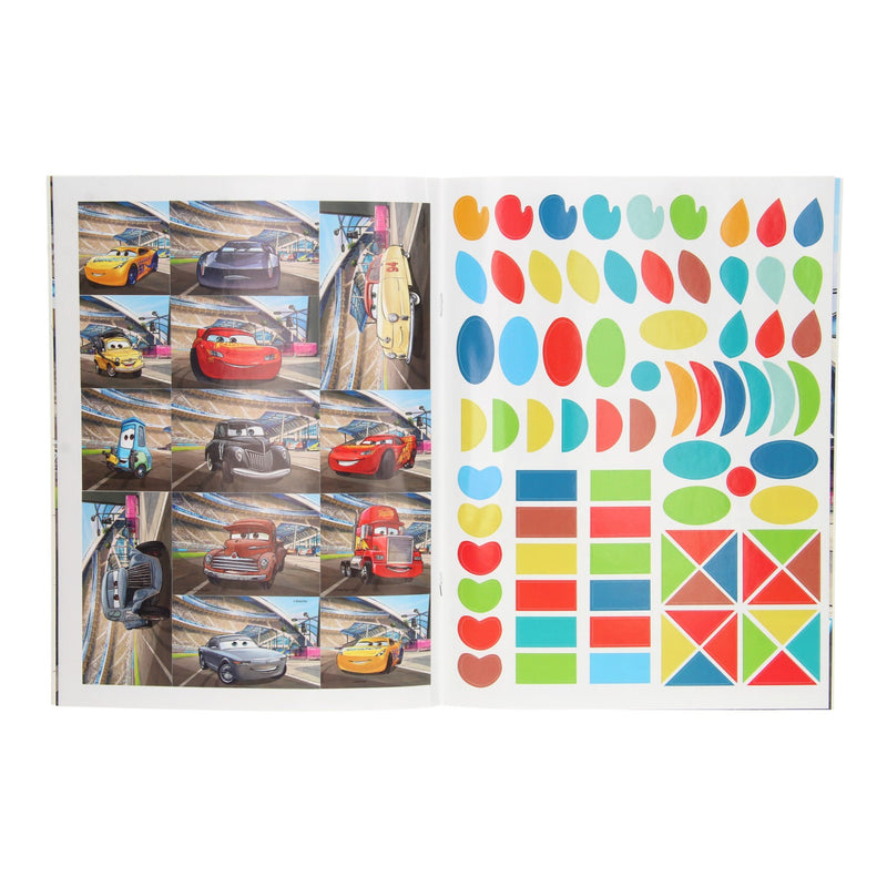 Cars 3 Sticker- en Kleurboek