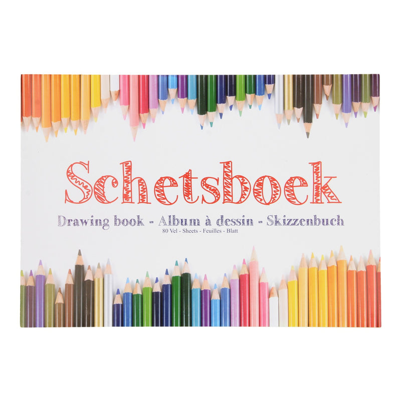 A4 Schetsboek met 80 Bladen