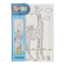 Canvas Schilderset - Giraffe