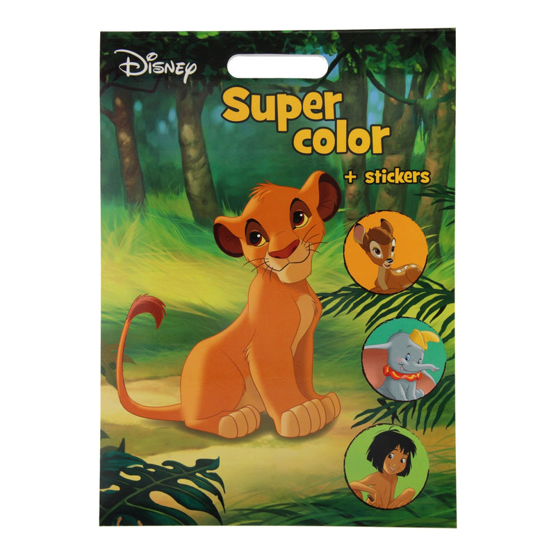 Disney Figuren Super Color Kleurboek XXL met Stickers
