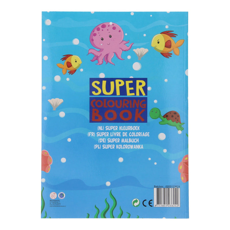 Super Kleurboek  - Eenhoorn en Zeemeermin