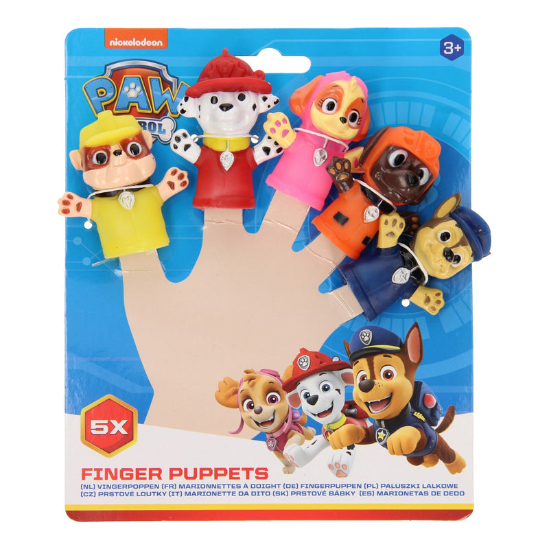 Paw Patrol Vingerpoppen 5-delig