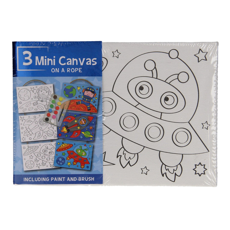 Canvas Schilderset Wilde Dieren, set van 3 stuks
