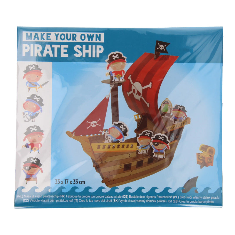 Knutselpakket Piratenboot Bouwen