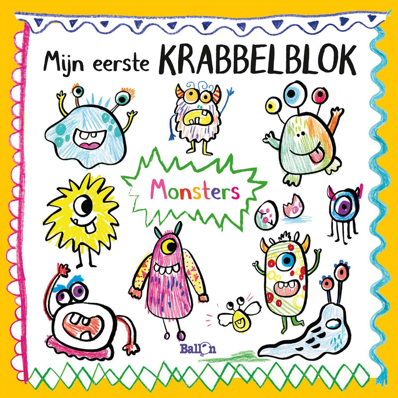 Mijn eerste Krabbelblok - Monsters