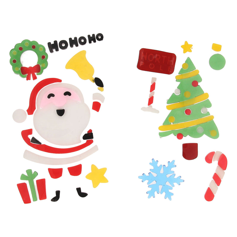 Gel Raamstickers Kerst
