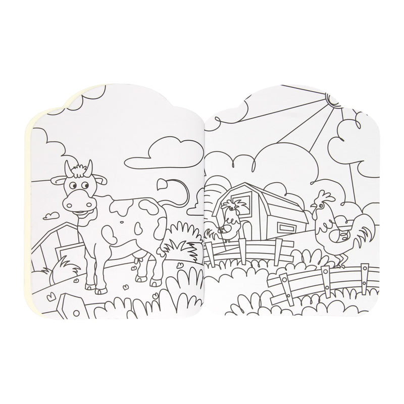 Fantastico Kleur- en Stickerboek - Boerderij