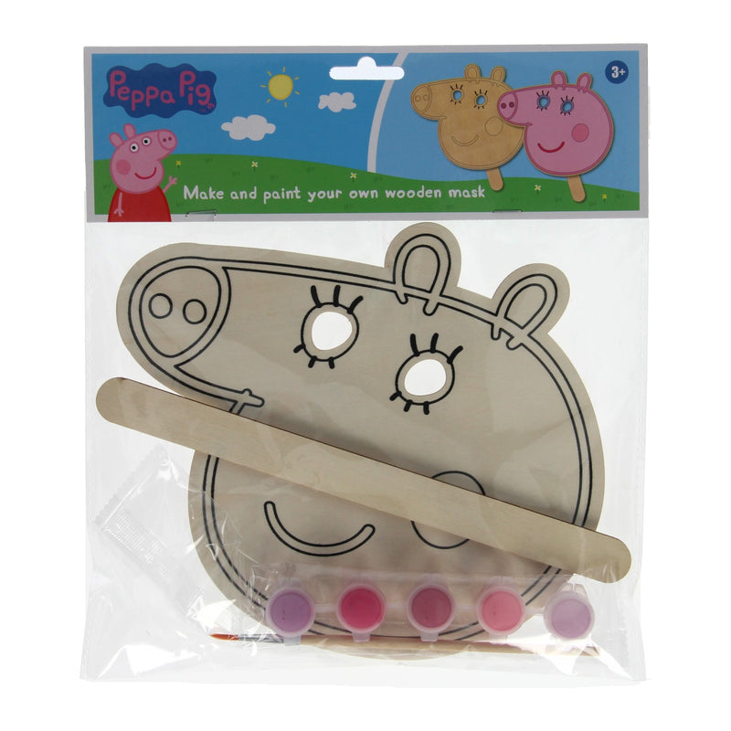 Verf je eigen Houten Peppa Pig Masker