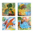 4-in-1 Puzzel - Dinosaurus