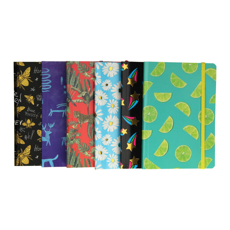 Notitieboekjes, set van 24st. (6 designs)