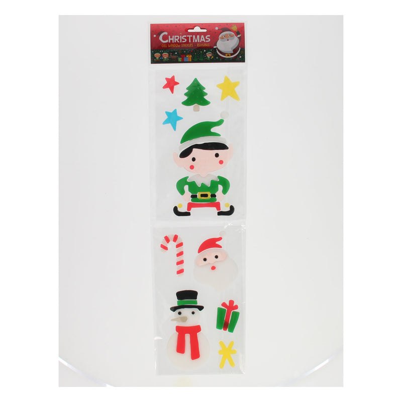 Herbruikbare Gel Raamstickers Kerst
