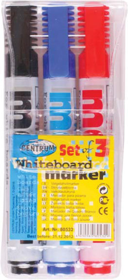 3 Whiteboardmarker Centrum 80532