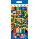 Centrum 12 kleurpotloden 17.7 cm.  89501