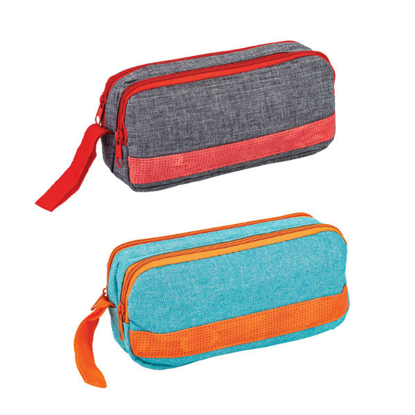 Centrum etui 2 ass. dubbele rits 89852