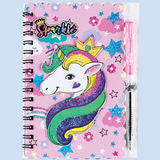12 Notitieboek met spiraal unicorn 81982