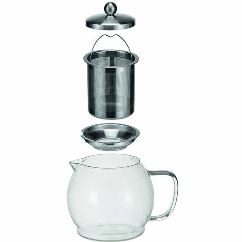 Glazen Theepot met filter - 1.2 liter
