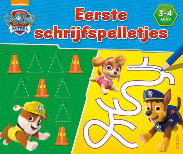 PAW Patrol - Eerste schrijfspelletjes (3-4 jaar)