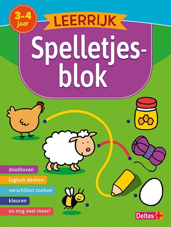 Leerrijk Spelletjesblok (3-4 j.)
