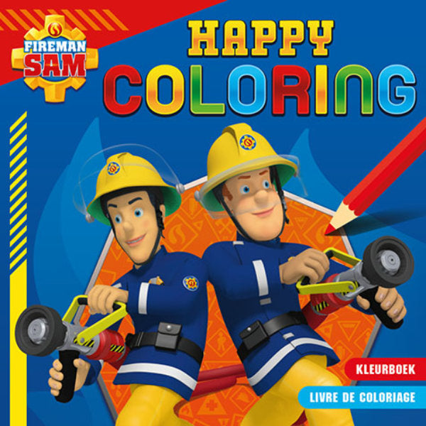 Brandweerman Sam happy color fun
