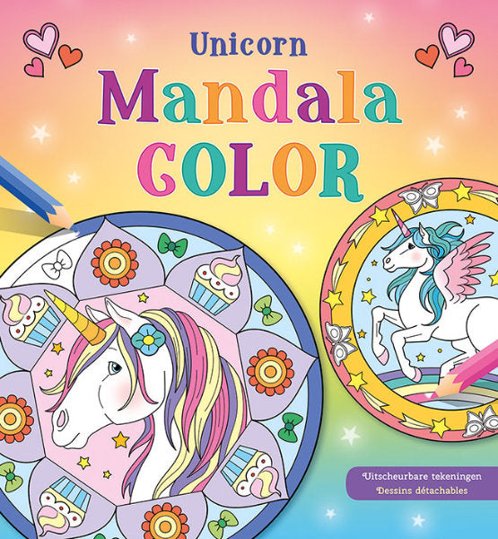 Unicorn mandala color