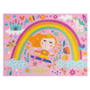 Glitter Puzzel Prinses, 24st.