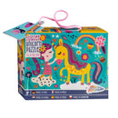 Glitter Puzzel Prinses, 24st.