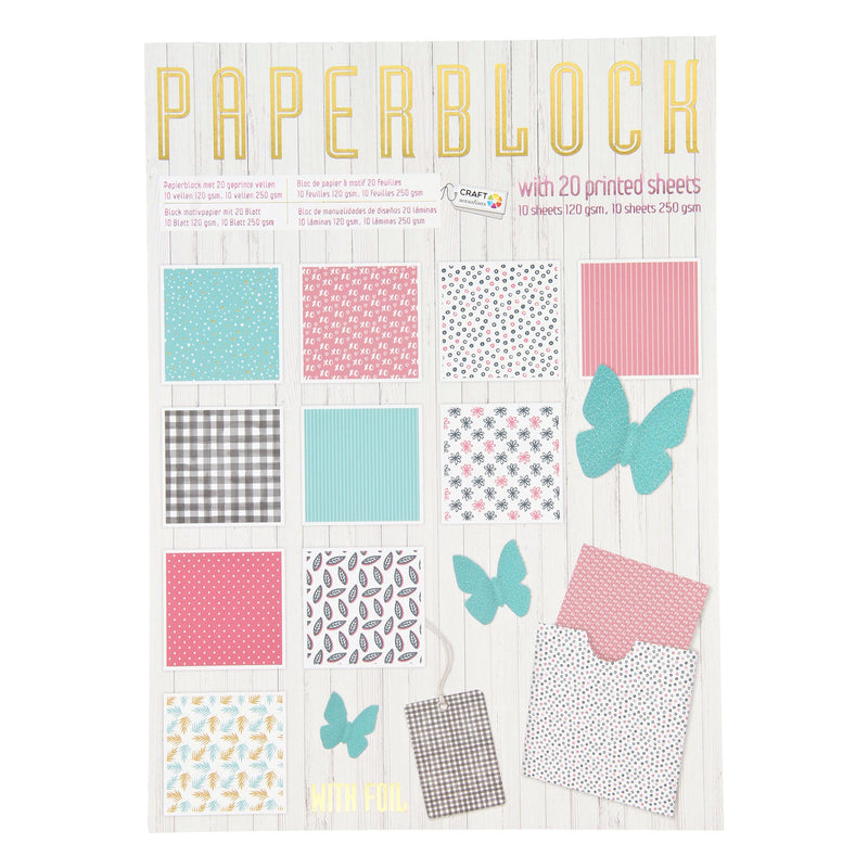 Papierblok met Print A4, 20 vellen