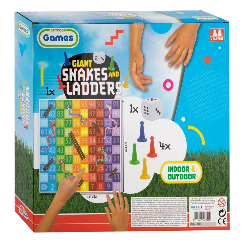Reuze Snakes & Ladders Spel