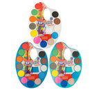 Basic Craft Waterverfpalet + Penseel 12 Kleuren