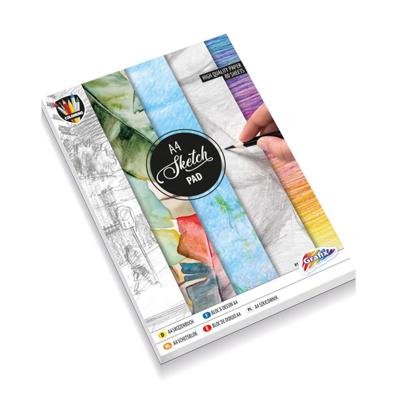 Schetsblok A4, 80 Vellen
