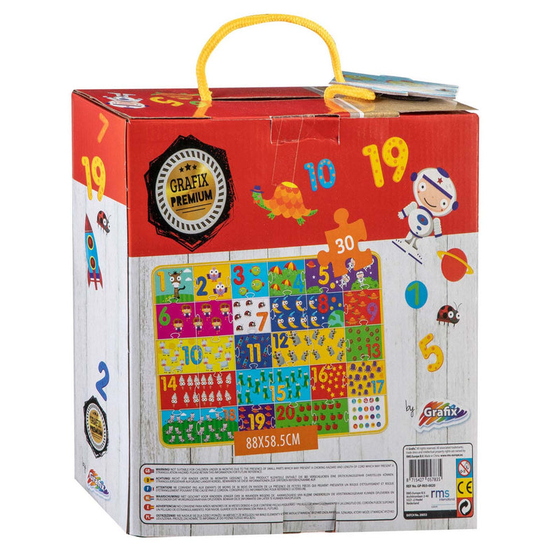 Giant Number Activity Puzzel (88x58.5cm)