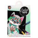 Knutsel-Scratchset Fluweel Papier