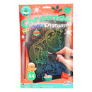 XMAS Scratch Art A4 Rainbow