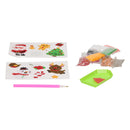 XMAS Diamond Painting Stickers, 12st.