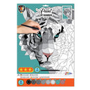 Schilderen op Nummer A3 - Tijger