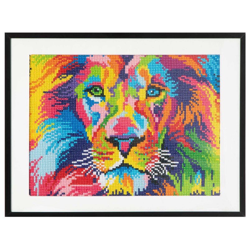 Diamond Painting Leeuw, 30x40 cm