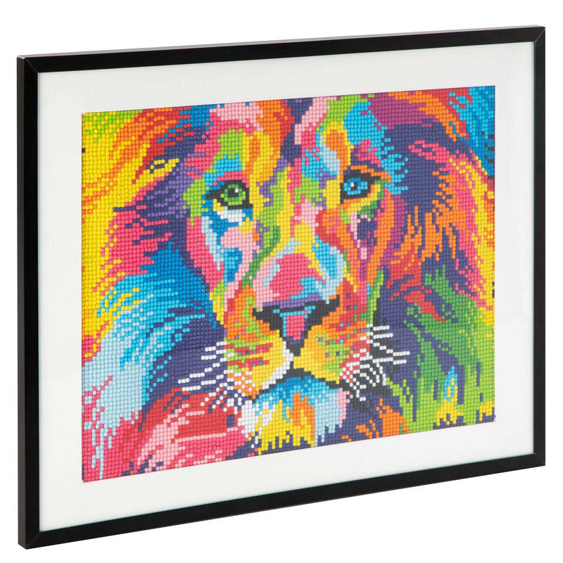 Diamond Painting Leeuw, 30x40 cm