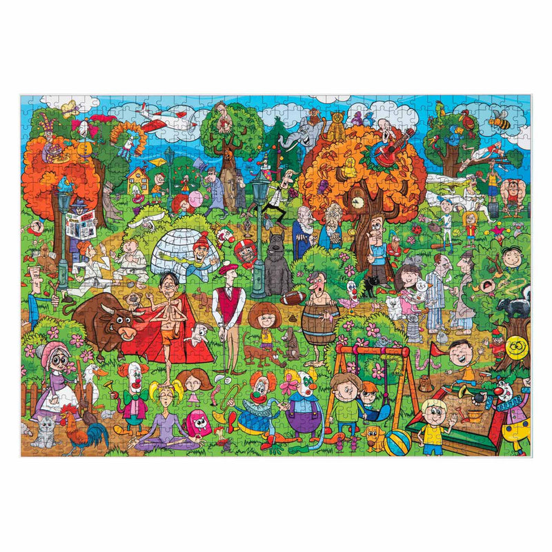 Legpuzzel Comic Stadspark, 1000st.