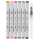 Nassau Aquarel Marker Set Dual Tip, 6st. - Tuin Kleuren