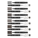 Nassau Dual Tip Markers Grijs, 6st.