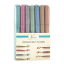 Nassau Metallic Brush Pens, 7st.