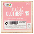 Mini Houten Wasknijpers Felle Kleuren, 54st.