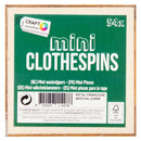 Mini Houten Wasknijpers Kleur, 54st.