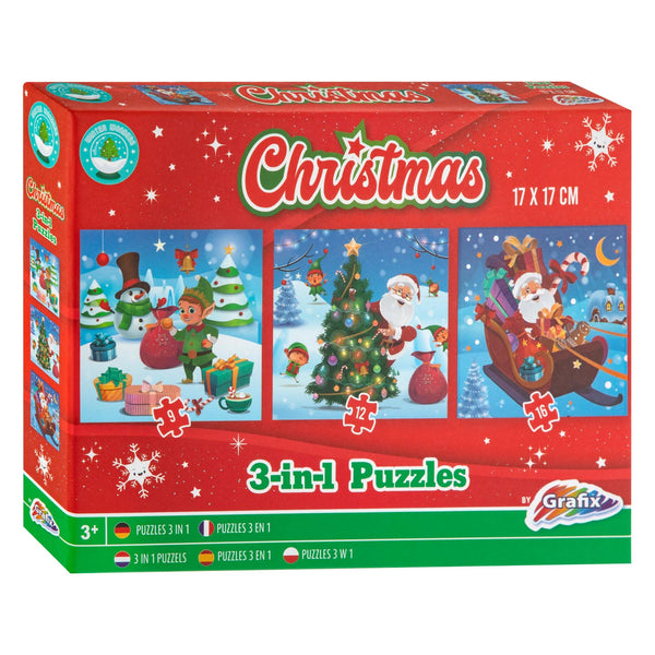 Kerst 3-in-1 Puzzel