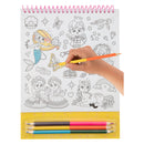 Kleur je Eigen Stickers met Kleurpotloden  - Fantasiewereld, 250st.