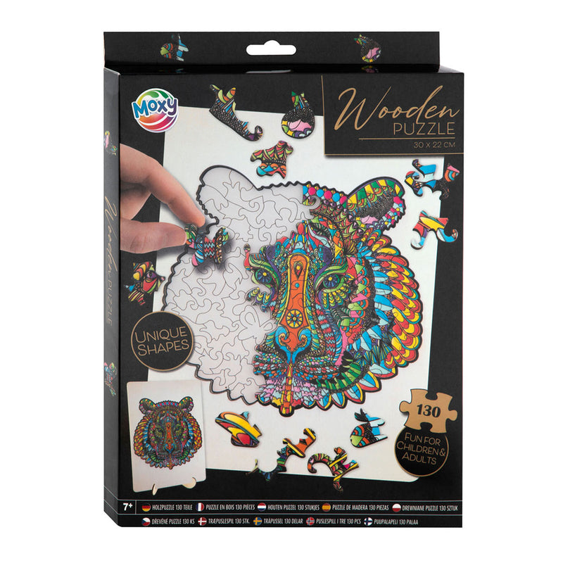 Houten Puzzel Tijger 130 Stukjes