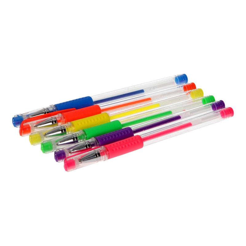 Neon Gelpennen, 6st.